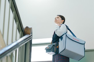 ヤクルトレディの1日のイメージ